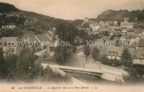 La_Bourboule Quartier Bas et Pont Montel La_Bourboule