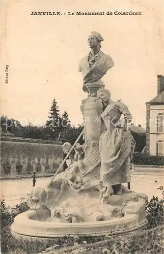 Janville_d_Eure et Loir Monument de Colardeau Statue Janville_d_Eure et Loir