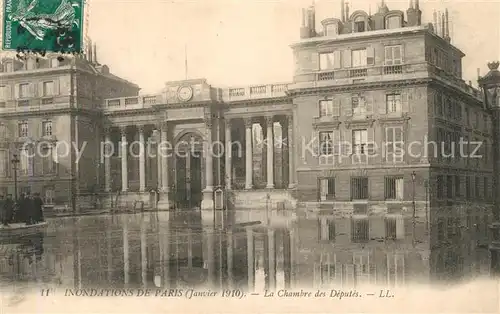 Paris Inondations Chambre des Deputes Hochwasser Katastrophe Paris