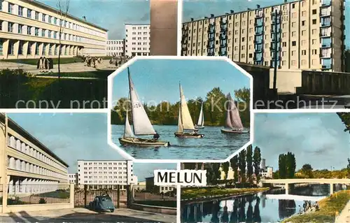 Melun_Seine_et_Marne Lycee Jacques Amyot Les H.L.M. Regates Pont d Arc Melun_Seine_et_Marne