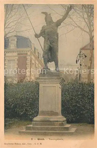 Gien Vercingetorix Statue Monument Gien