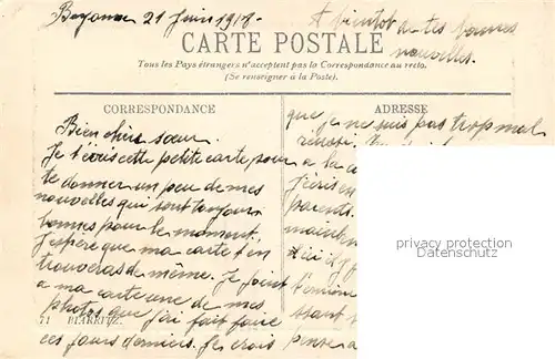 Biarritz_Pyrenees_Atlantiques La Cote des Basques Biarritz_Pyrenees