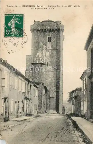 Bassoues Gascogne Donjon Carr Bassoues