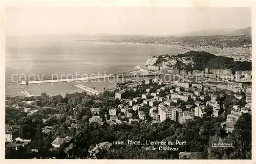 Nice_Alpes_Maritimes Fliegeraufnahme Port et Chateau Nice_Alpes_Maritimes