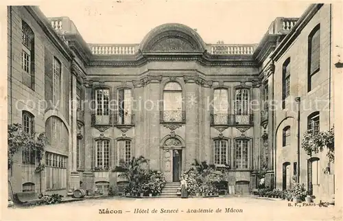Macon_Saone et Loire Hotel de Senece Academie Macon Saone et Loire