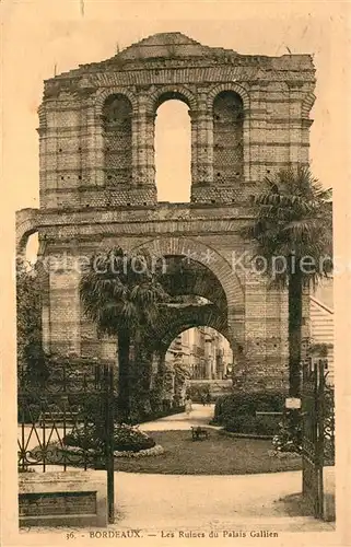 Bordeaux Les Ruines du Palais Gallien Bordeaux