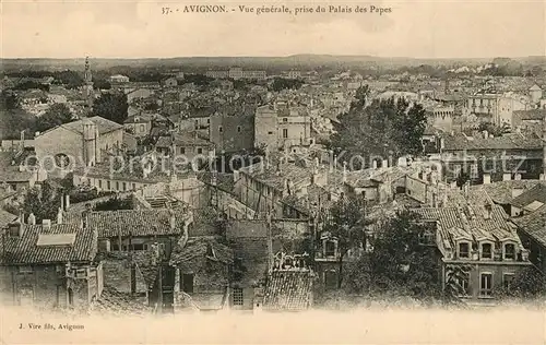 Avignon_Vaucluse Vue prise du Palais des Papes Avignon Vaucluse