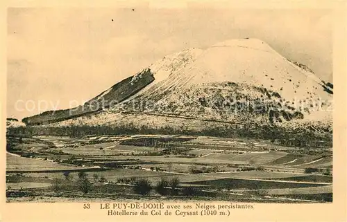 Le_Puy_de_Dome Hotellerie du Col de Ceyssat Le_Puy_de_Dome