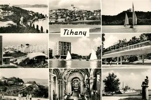 Tihany Orts und Teilansichten Panorama Kirche Inneres Tihany