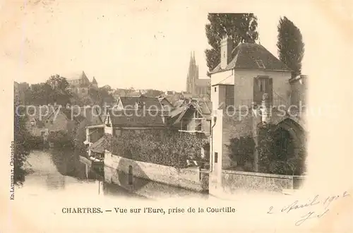 Chartres_Eure_et_Loir Vue sur l Eure prise de la Courtille Chartres_Eure_et_Loir