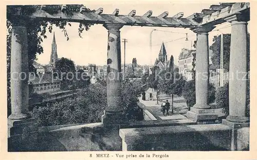 Metz_Moselle Vue prise de la Pergola Metz_Moselle