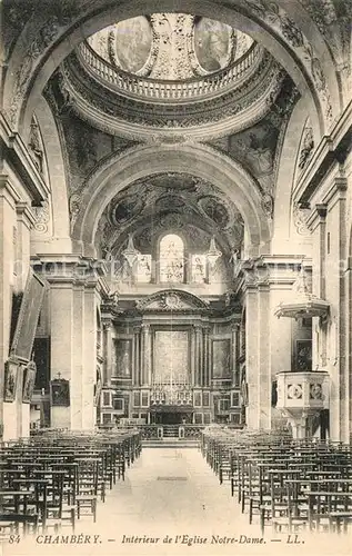 Chambery_Savoie Interieur de l Eglise Notre Dame Chambery Savoie