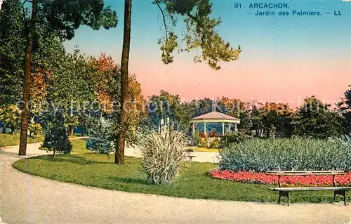 Arcachon_Gironde Jardin des Palmiers Arcachon Gironde