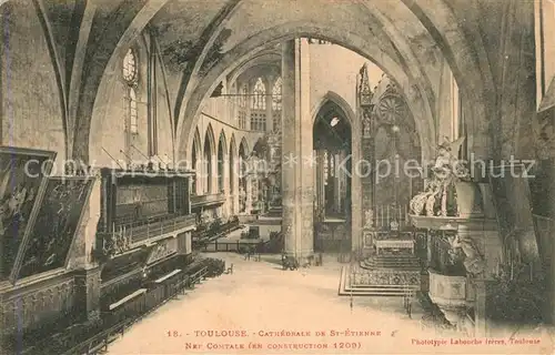Toulouse_Haute Garonne Cathedrale de Saint Etienne Nef Comtale Toulouse Haute Garonne