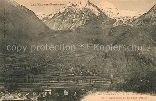 Pierrefitte Nestalas Panorama Village de Soulom Villelongue Fond d Isaby Pyrenees Pierrefitte Nestalas