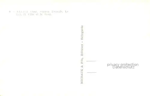 Nantua Panorama Lac Montagnes Nantua