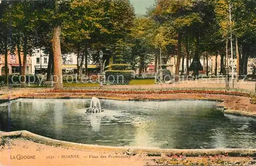 Roanne_Loire Place des Promenades Roanne Loire