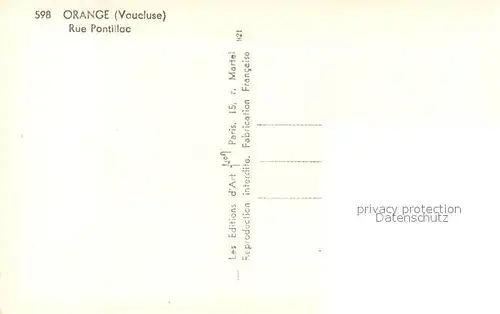 Orange Rue Pontillac Orange