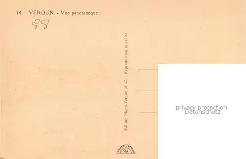 Verdun_Meuse Vue panoramique Verdun Meuse