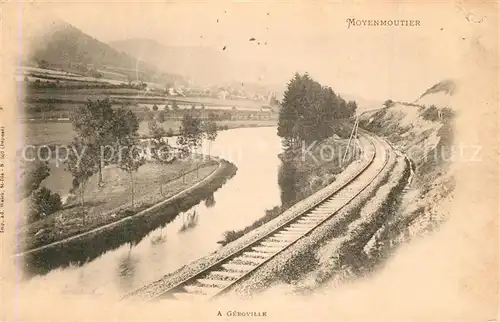 Moyenmoutier Chemin de fer a Geroville Moyenmoutier