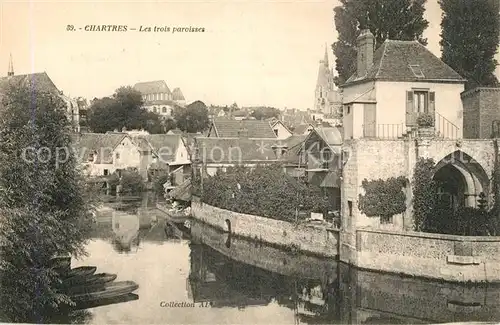 Chartres_Eure_et_Loir Les trois paroisses Chartres_Eure_et_Loir