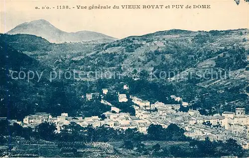 Vieux_Royat_Puy_de_Dome Vue generale et Puy de Dome 