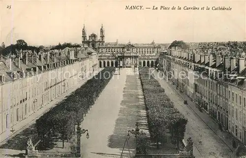 Nancy_Lothringen Place de la Carriere et la Cathedrale Nancy Lothringen