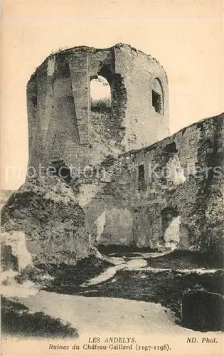 Les_Andelys Ruines du Chateau Gaillard Les_Andelys