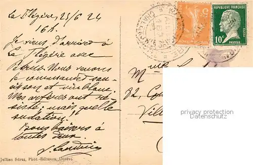 Chamonix Panorama Les Praz Mont Blanc le Brevent vus de la Flegere Chamonix