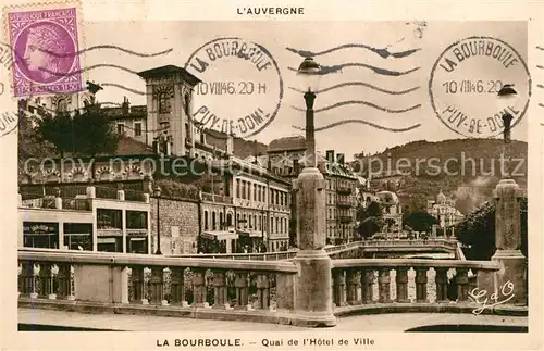 La_Bourboule Quai de l Hotel de Ville La_Bourboule