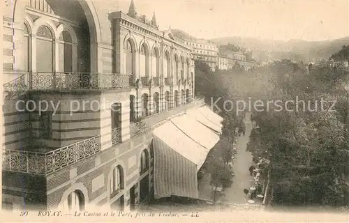 Royat_Puy_de_Dome Casino Parc vue prise du Viaduc Royat_Puy_de_Dome