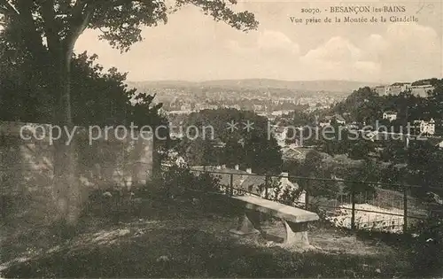 Besancon_les_Bains Ve prise de la Montee de la Citadelle Besancon_les_Bains