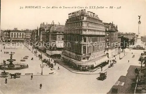 Bordeaux Les Allees de Tourny et le Cours du XXX Juillet Bordeaux