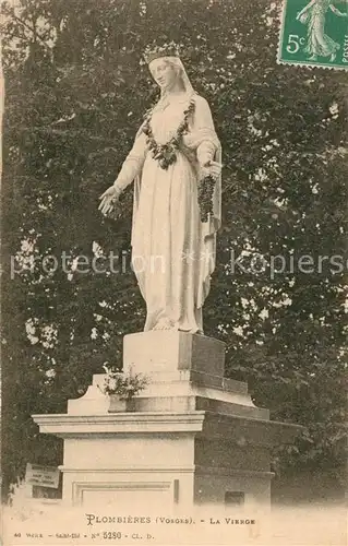 Plombieres les Bains_Vosges La Vierge Statue Monument Plombieres les Bains