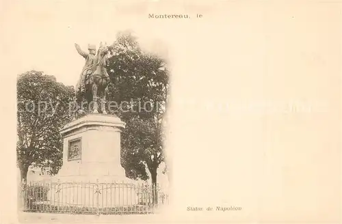 Montereau_Loiret Statue de Napoleon Monument Montereau Loiret
