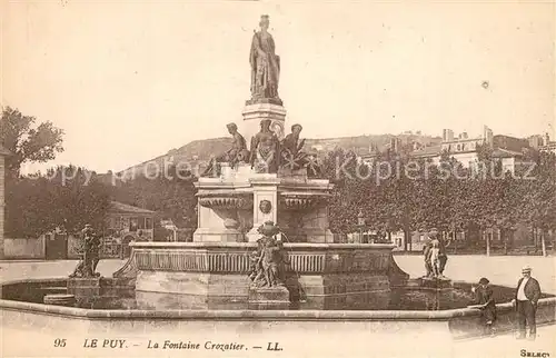 Le_Puy en Velay Fontaine Crozatier Le_Puy en Velay