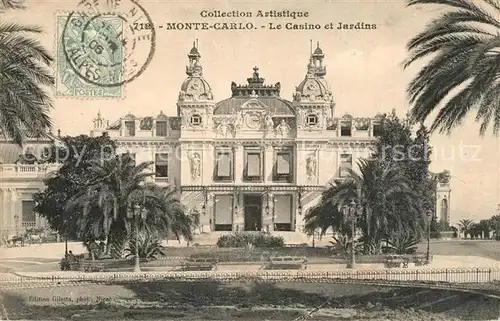 Monte Carlo Casino et Jardins Monte Carlo