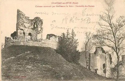 Chateau sur Epte Ruines du chateau construit par Guillaume le Roux Chateau sur Epte