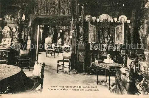 Dives sur Mer Hostellerie Guillaume le Conquerant Salles des Marmousets Dives sur Mer