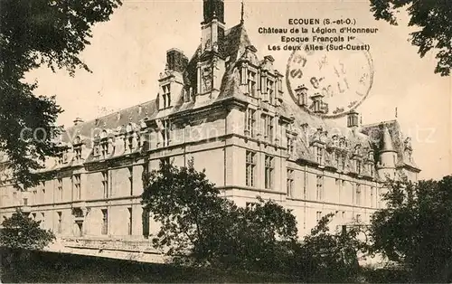 Ecouen Chateau de la Legion d`Honneur Ecouen