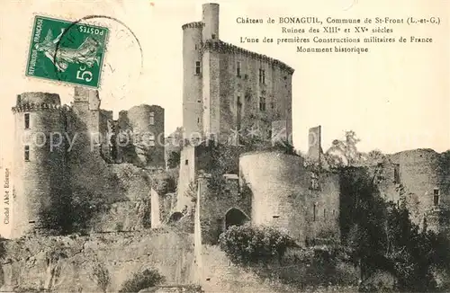 Bonaguil Chateau Ruines  