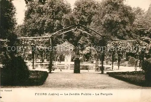 Feurs Le Jardin Public La Pergola Feurs