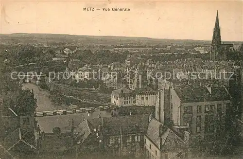 Metz_Moselle Vue generale de la ville Metz_Moselle