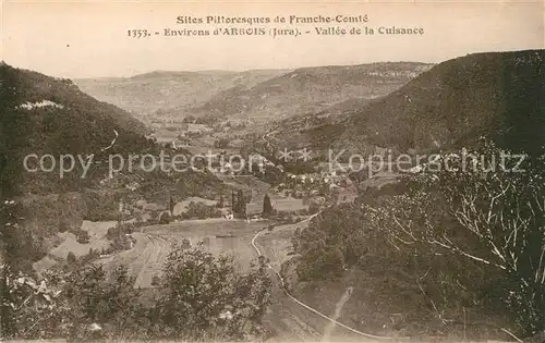 Arbois Panorama Vallee de la Cuisance Arbois