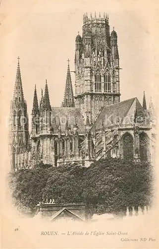 Rouen Abside de l Eglise Saint Ouen Rouen