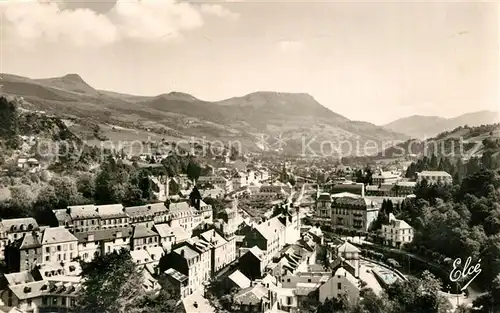 La_Bourboule Vue generale au fond Vallee du Mont Dore La_Bourboule