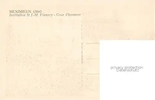 Meximieux Institution Saint J. M. Vianney Cour d honneur Meximieux
