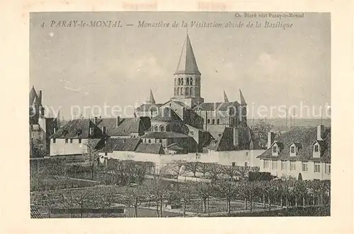 Paray le Monial Monast?re de la Visitation abside de la Basilique Paray le Monial