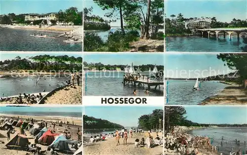 Hossegor_Soorts_Landes Hotel du Parc Bord du lac Hotel Mercedes Bords du Lac Capbreton Canal et Plage du Bourret Hossegor_Soorts_Landes