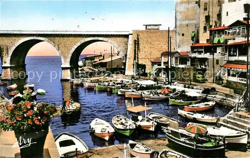 Marseille_Bouches du Rhone Promenade de la Corniche Pont du Vallon des Auffes Marseille